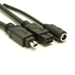 FireWire 9pin Power Injection Cable