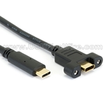 USB 3.1 Cable - C Female Panel Mount