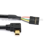 USB 2 Left Mini-B to Motherboard