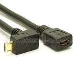 USB Down Angle Micro-B Extension