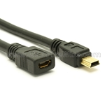 USB Mini-B to Micro-B Extension Adapter