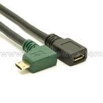 USB 2.0 OTG Right Angle Adapter Cable