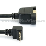 USB 3 Down Micro-B to<br>Panel Mount B