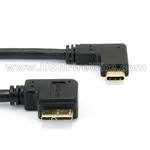 USB 3 Right Micro-B to Right/Left C