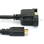 USB 3 Micro-B to<br> Panel Mount B