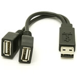 Ultra-Portable USB 2.0 Hub with 2 Ports