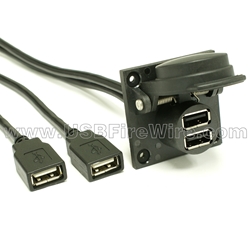 USB 2 Dual A Female Self Sealing Cable
