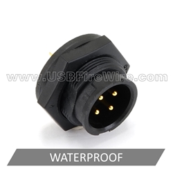 Waterproof C3 Male Solder Lock - 4P