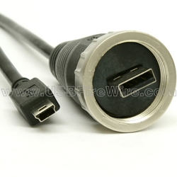 USB Rugged Waterproof A Male to Mini-B
