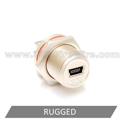 USB 2 Mini-B Female  Waterproof Rugged Coupler