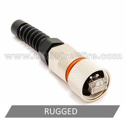 Rugged RJ45 Field Installable Connector  with Strain Relief