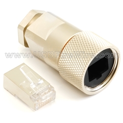 Full Metal Screw Field-installable Male Connector