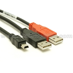 USB 2.0 Extra Power Cable - 6 Feet