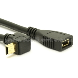 USB 2.0 Up Angle Mini-B  Extension Cable