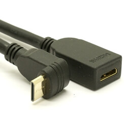 Up Angle Mini HDMI Extension