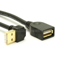 USB 2.0 Down Angle Extension Cable