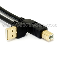 USB 2.0 Down Angle A to B Cable