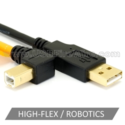 USB 2 Right B to A  (High-Flex Cable)