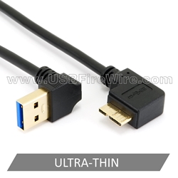 USB 3 Down A to Right Micro-B  (Ultra-Thin)