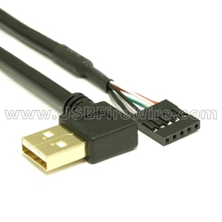 USB 2.0 Cable Left A to Motherboard