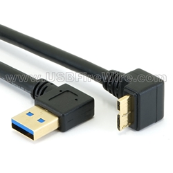 USB 3 Left A to Down Micro-B