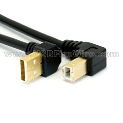 USB 2.0  Angle A to Angle B Cable