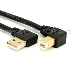 USB 2.0  Angle A to Angle B Cable