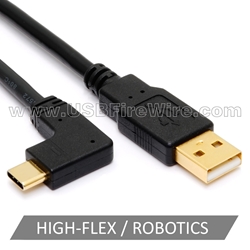 USB 2 Right/Left C to A  (High Flex 56K Resistor)