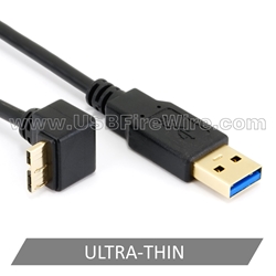 USB 3 Down Micro-B to A (Ultra-Thin)