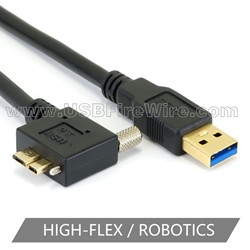 USB 3 Left Micro-B to A (High-Flex)