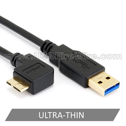 USB 3 Right Micro-B to A (Ultra-Thin)