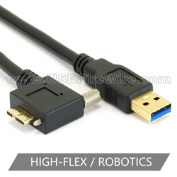USB 3 Right Micro-B to A (High-Flex)