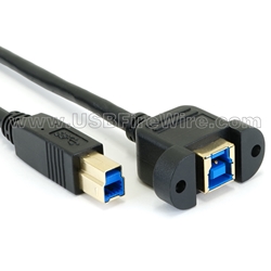 USB 3 B to Panel Mount B