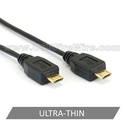 USB 2 Micro-B to Micro-B (Ultra-Thin)