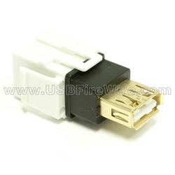 USB 2.0 Gender Changer - BF/AF - White