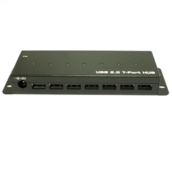 Industrial USB 2.0 Hub - 7 Port - Powered